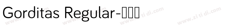 Gorditas Regular字体转换